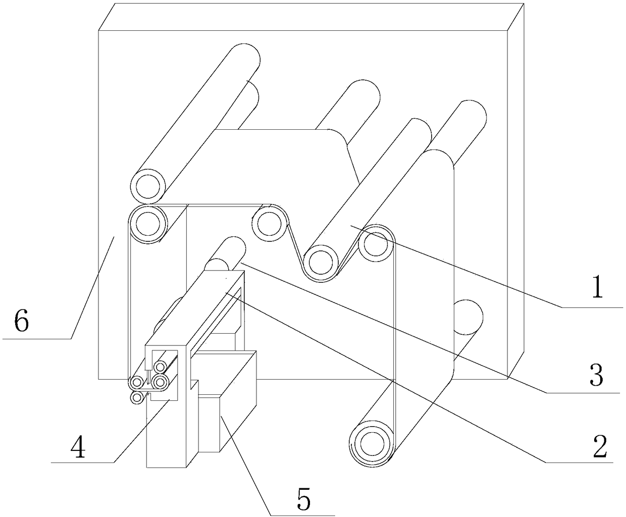 Paper cutting machine for tipping paper