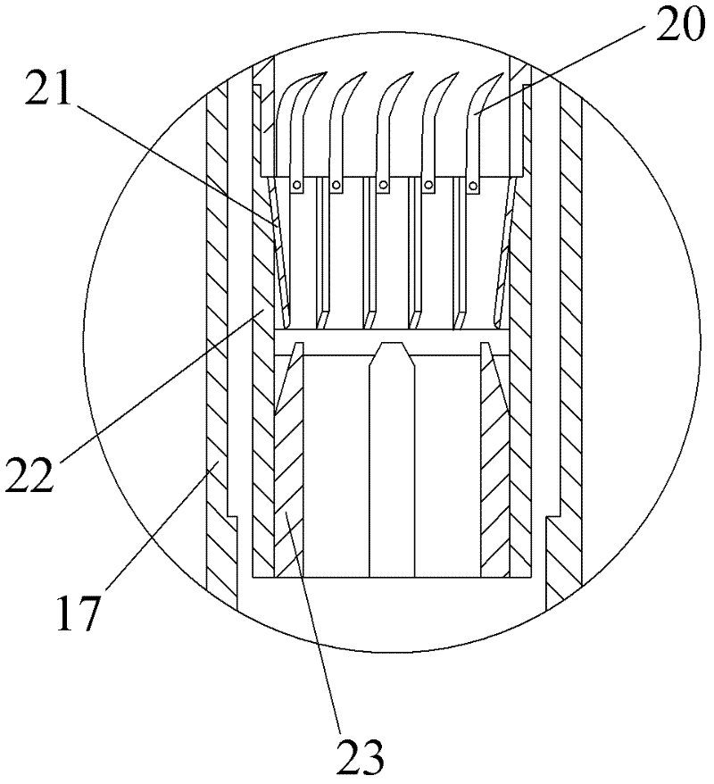 Flammable ice sampling device