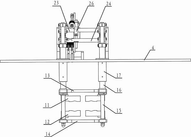 Operation method and structure of package bag bi-directional-discharge opening sealing device