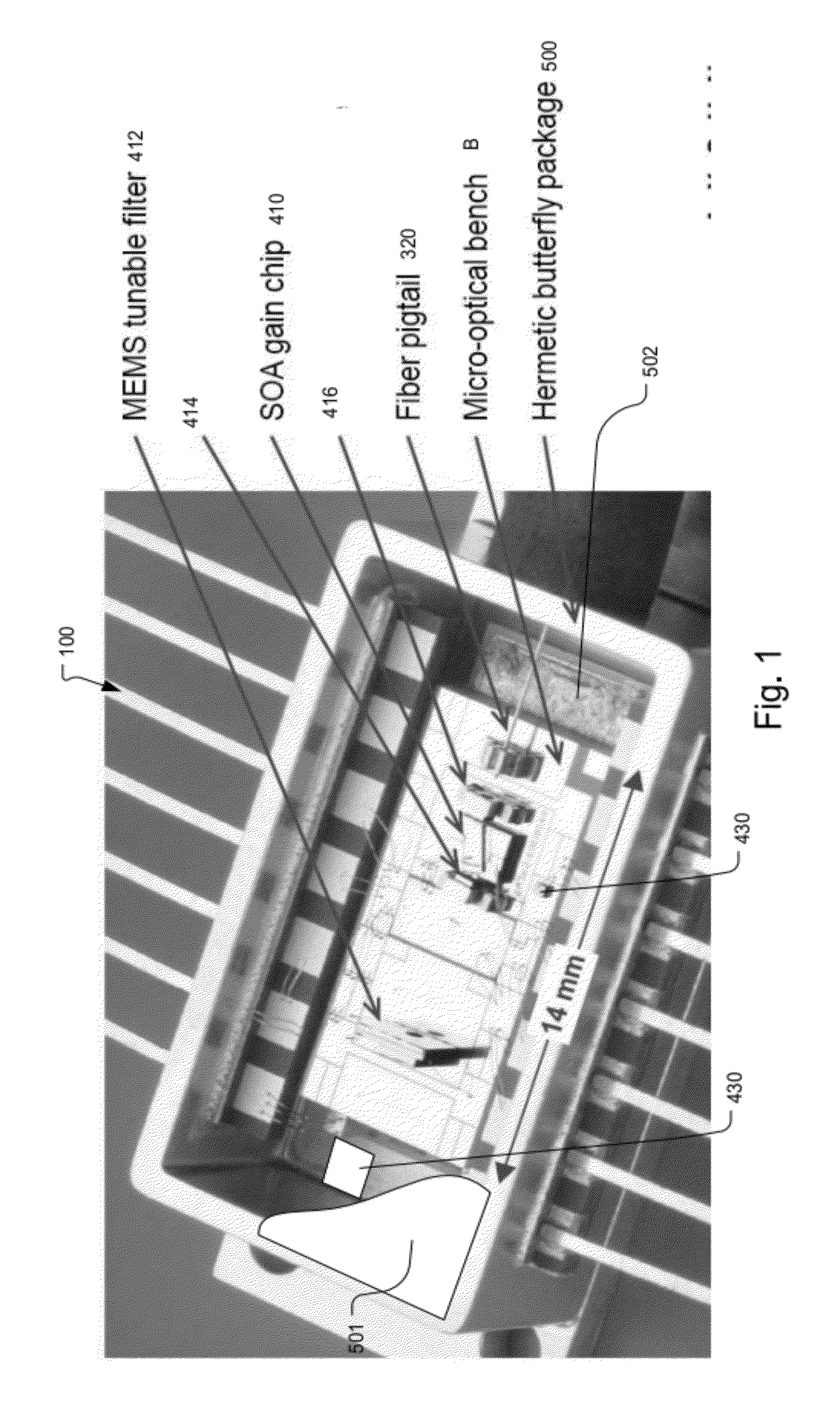 Method and System for Avoiding Package Induced Failure in Swept Semiconductor Source