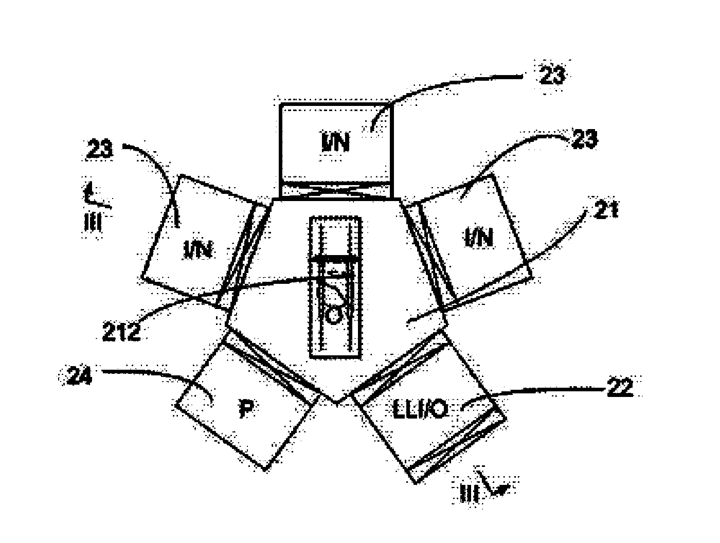 In-line type multicavity laminated parallel processing vacuum equipment and use method thereof