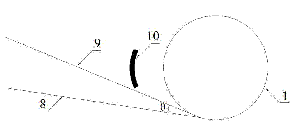 On-line high-speed detection system of train wheel set tread and wheel rim and detection method thereof