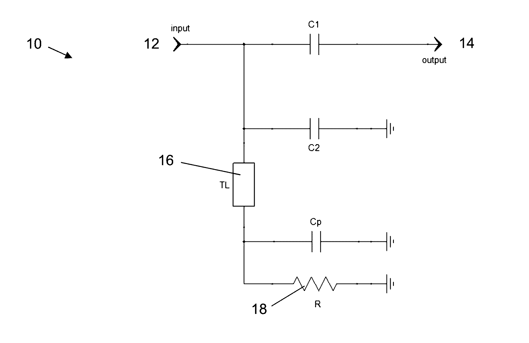 RF attenuator device and system