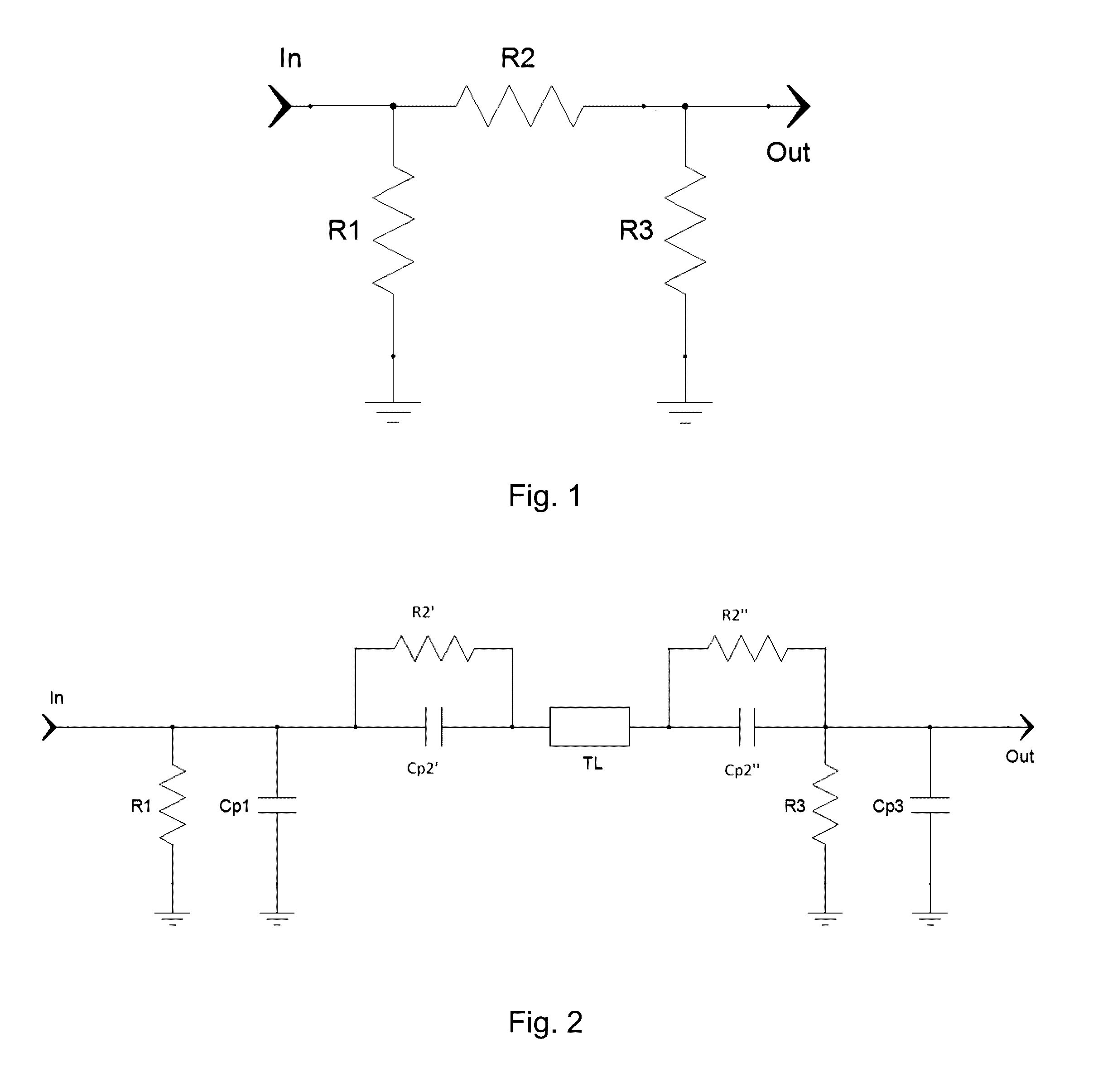 RF attenuator device and system