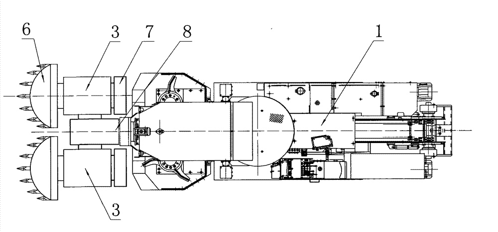 Rolling friction or suspension friction impact excavating method and antiabrasion impact excavator for implementing the same