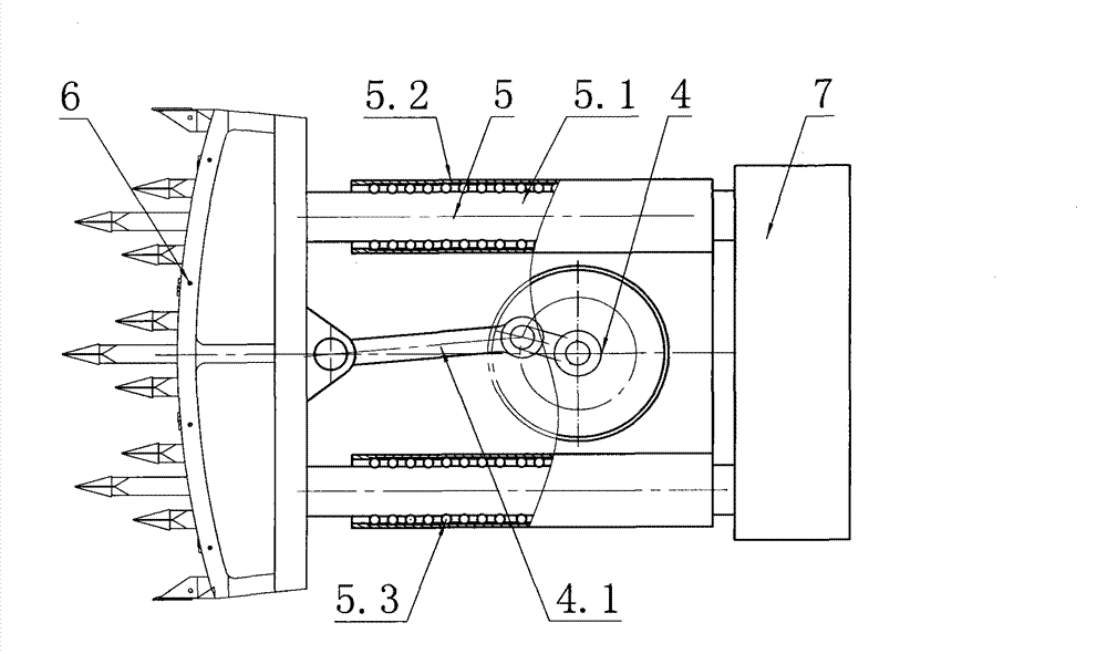 Rolling friction or suspension friction impact excavating method and antiabrasion impact excavator for implementing the same