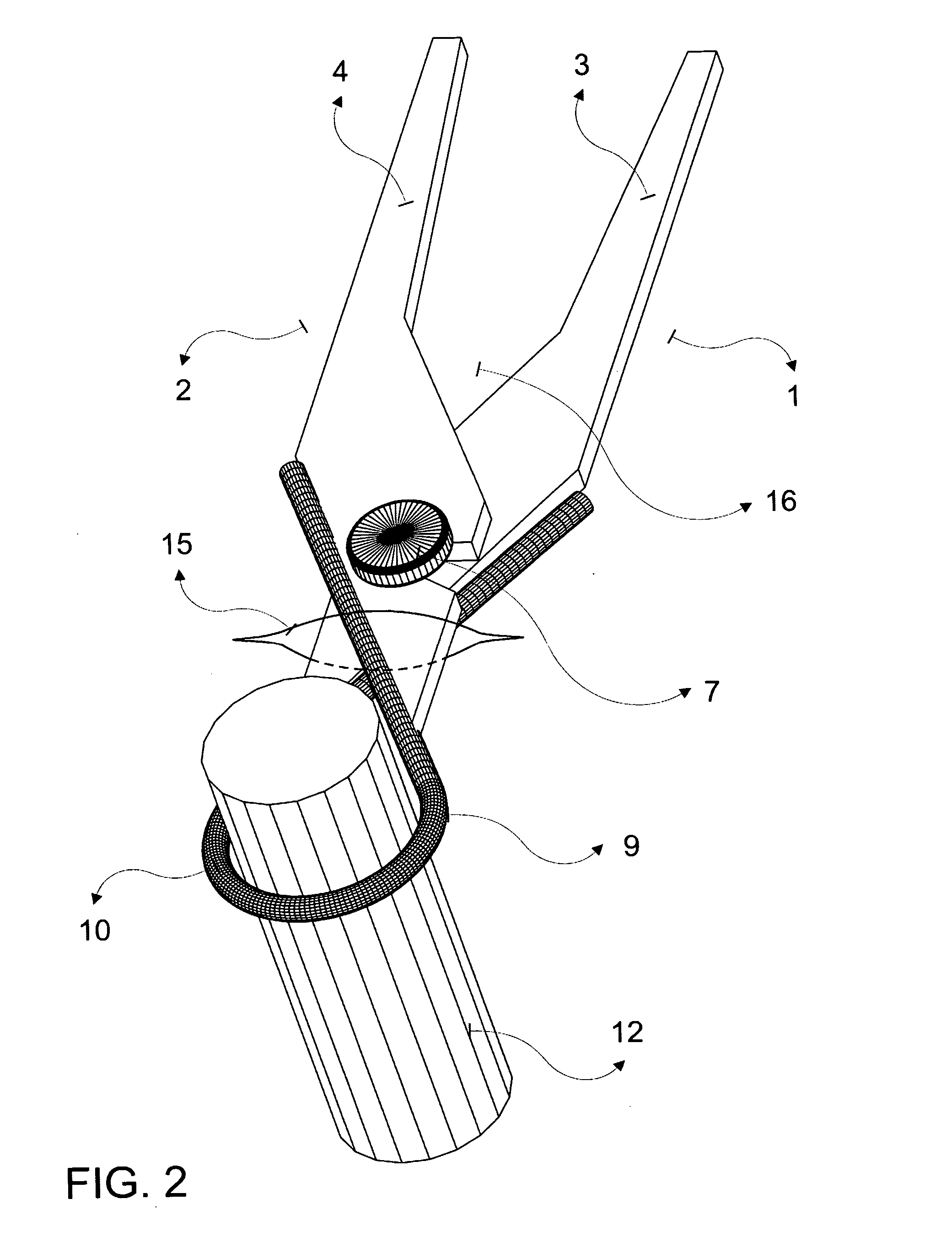 Two members cerclage tool