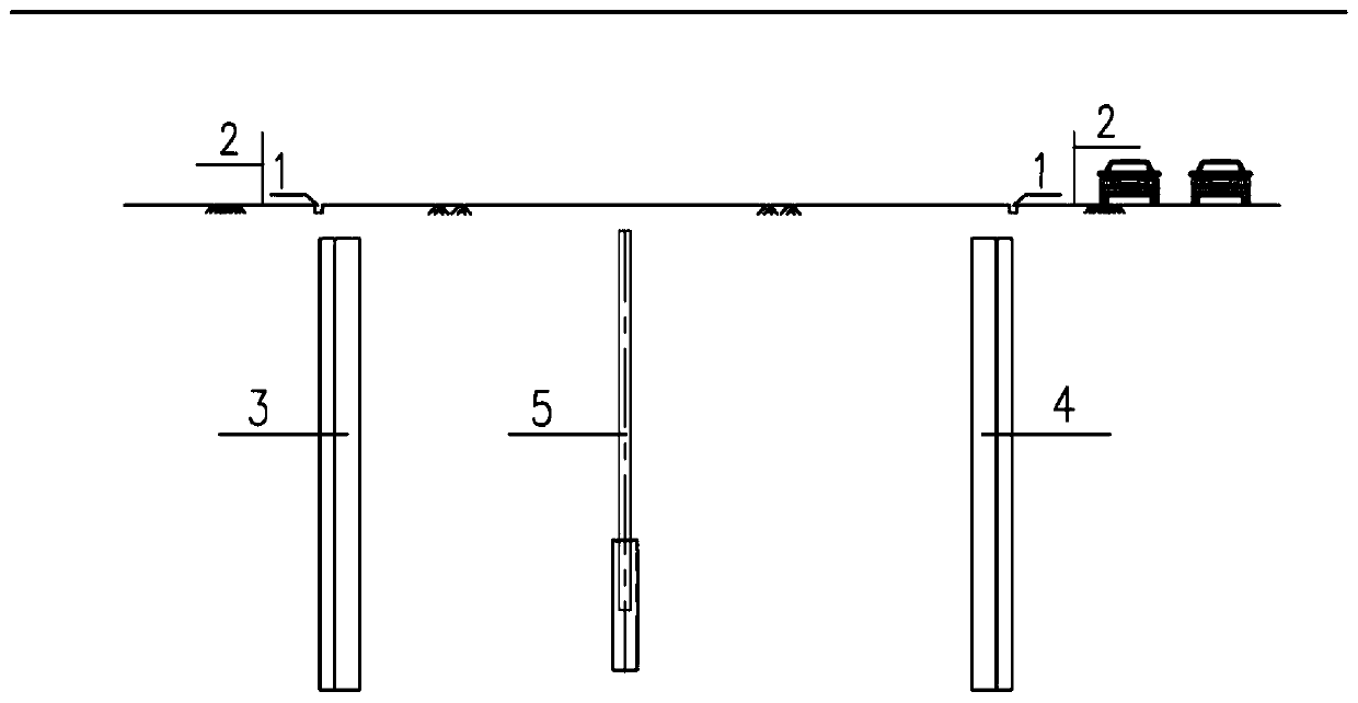 Open-cut single-layer double-or multi-hole tunnel split-framing and reverse-bracing construction method