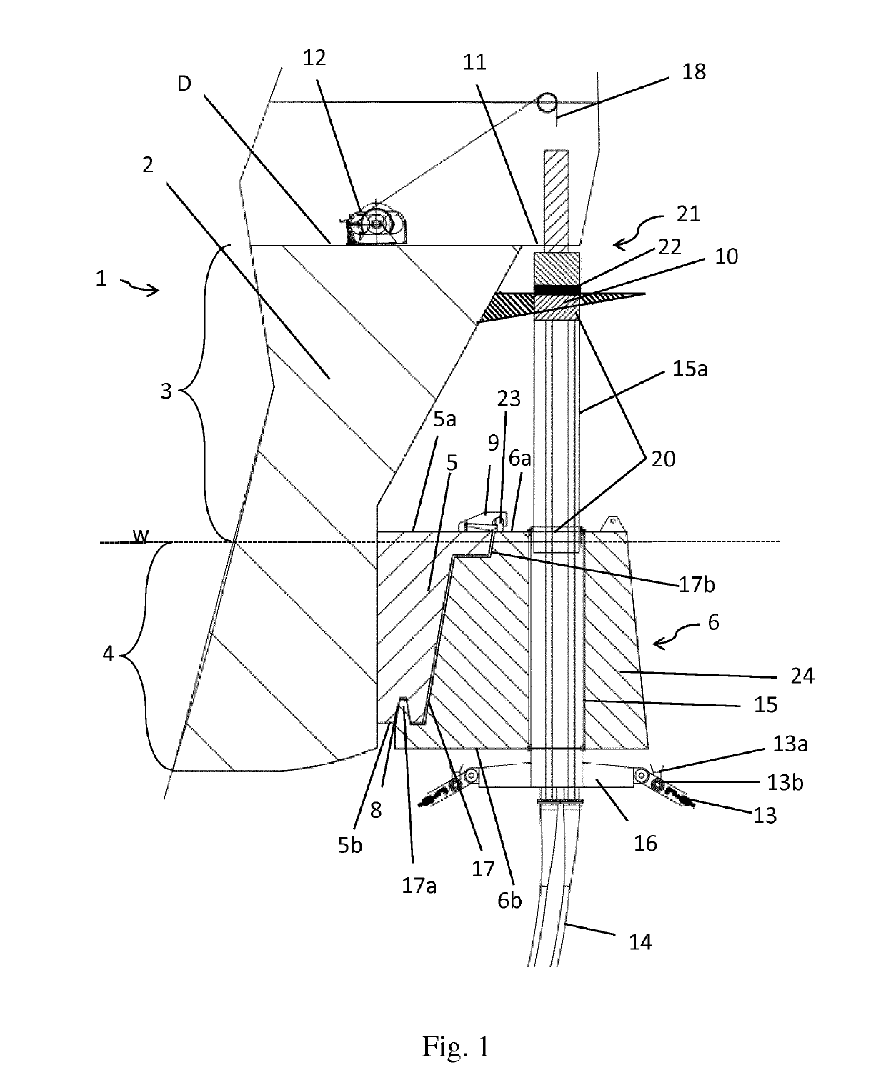 Disconnectable bow turret