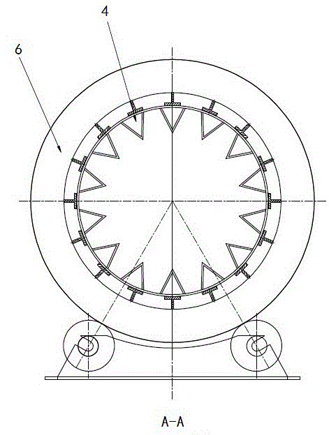 Rotary crystallization kiln for alpha gypsum powder