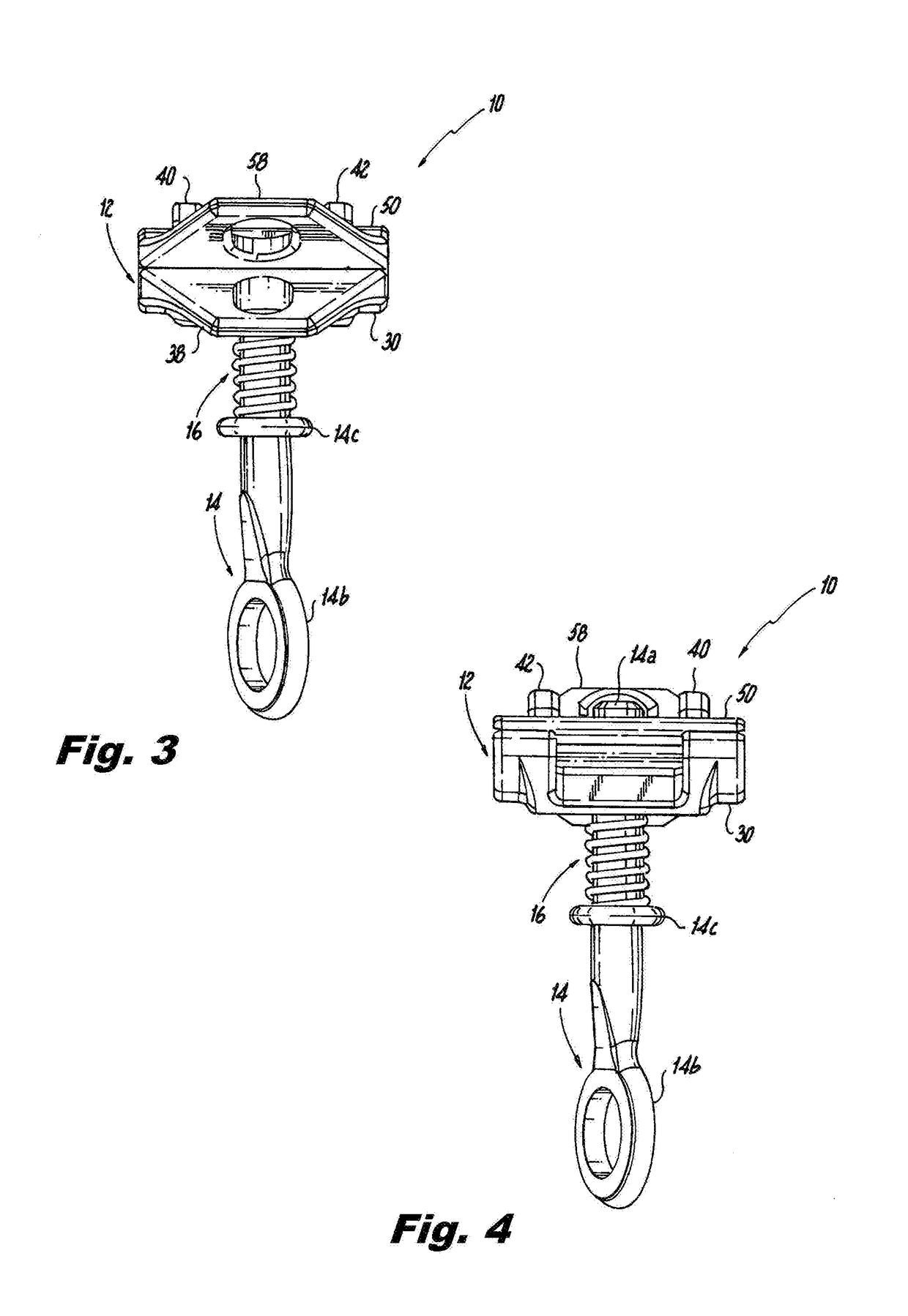 Spring assist cable clamps