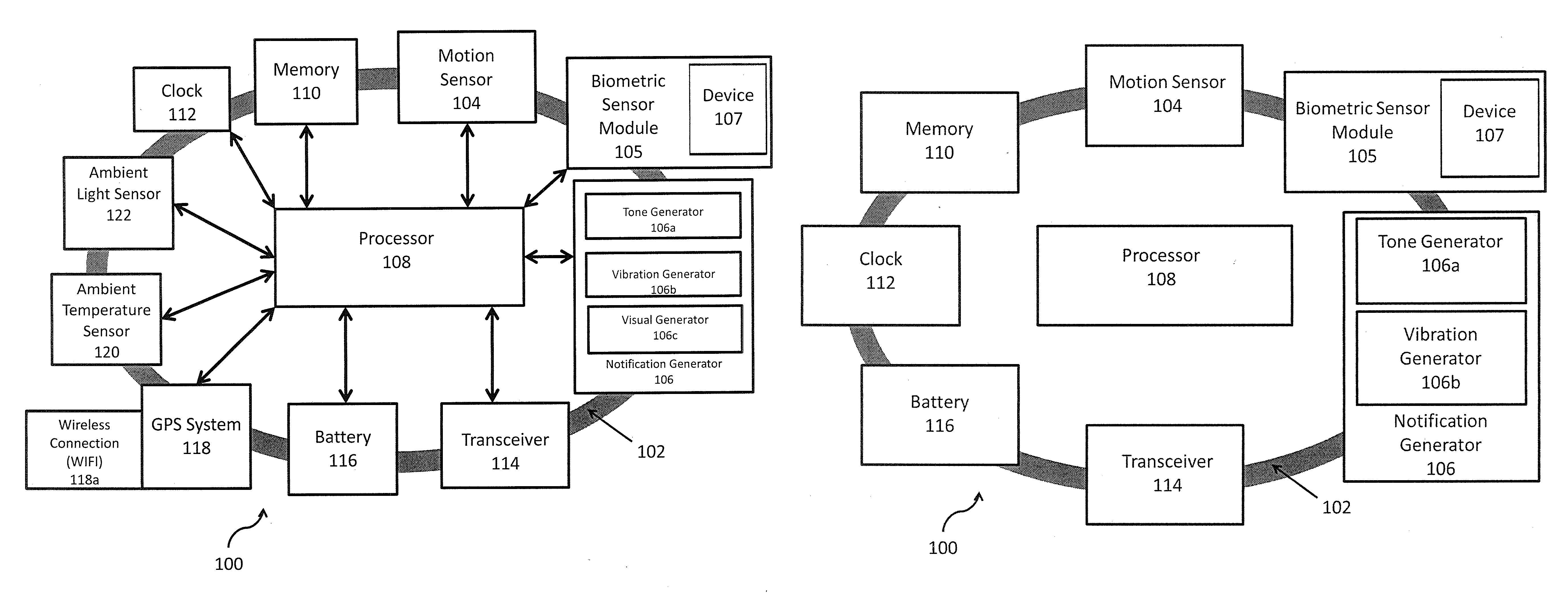 Systems, methods, and apparatus for monitoring alertness of an individual utilizing a wearable device and providing notification