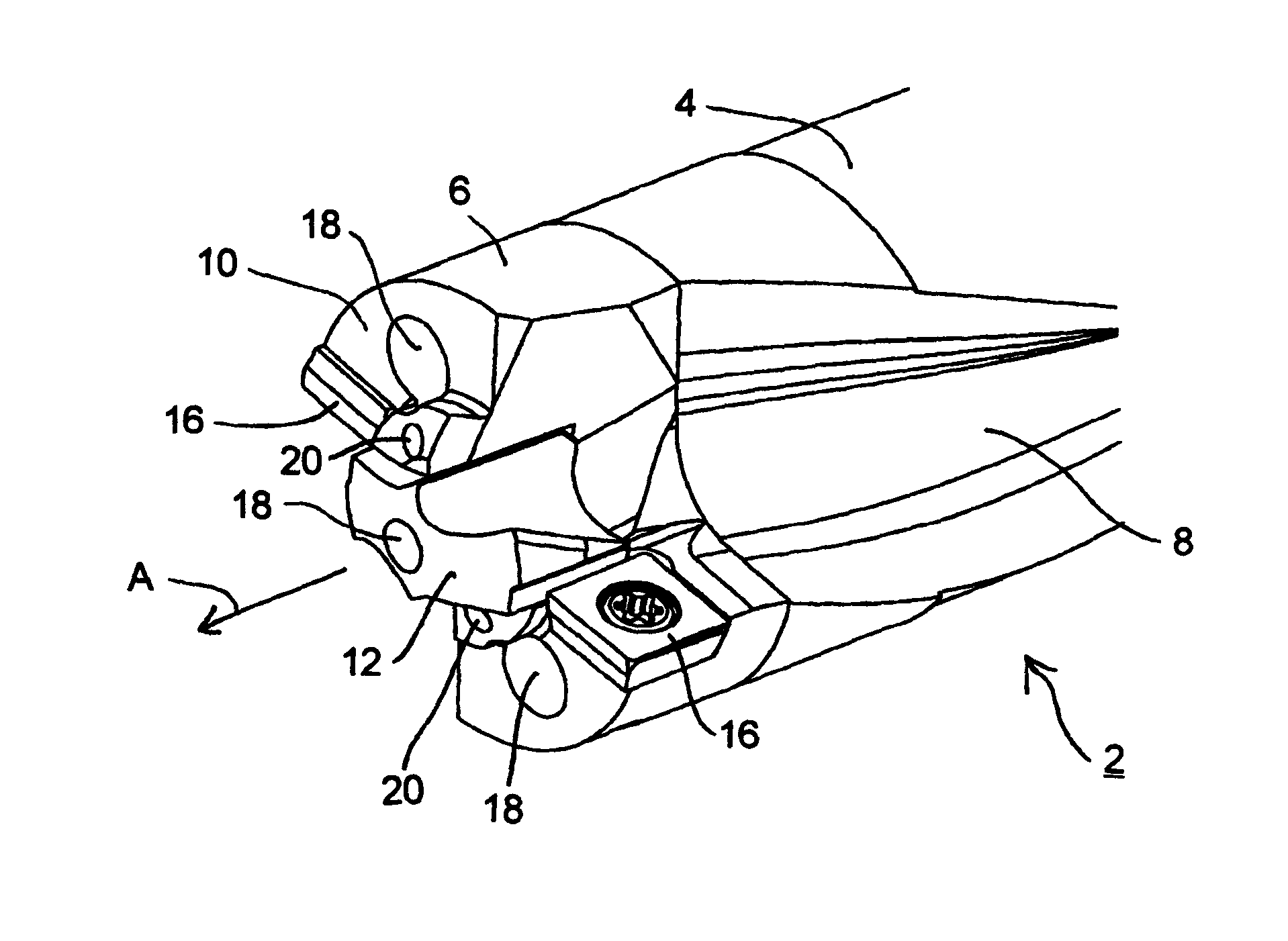 Drill, a drill assembly, and a tool head for a cutting tool