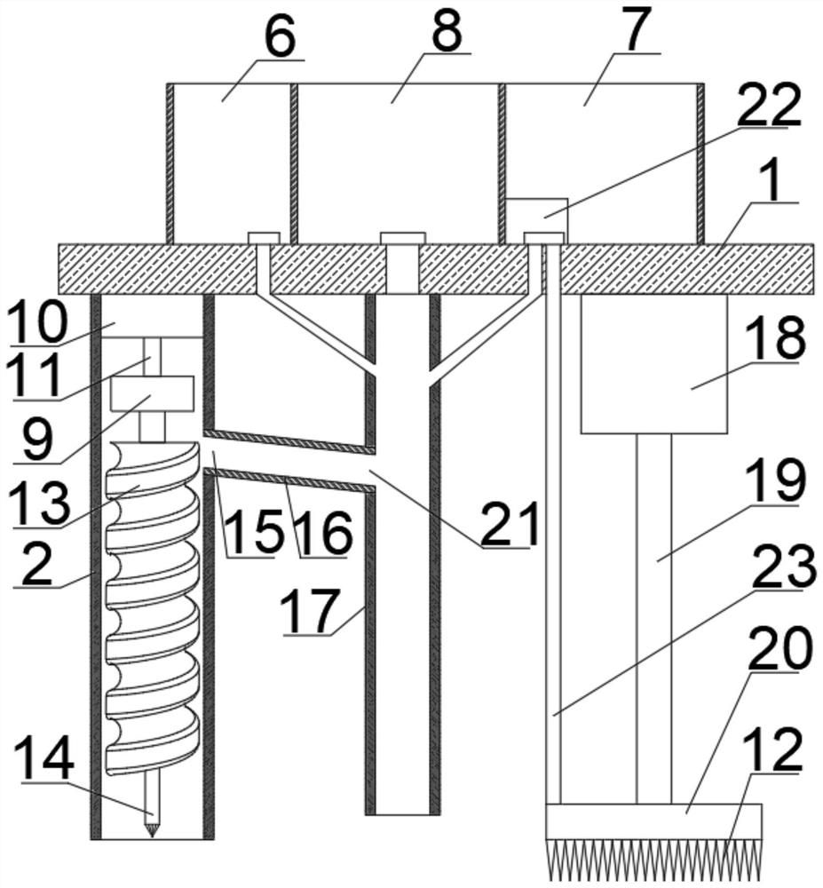 Steep Slope Vegetation Restoration Auxiliary Planting Device