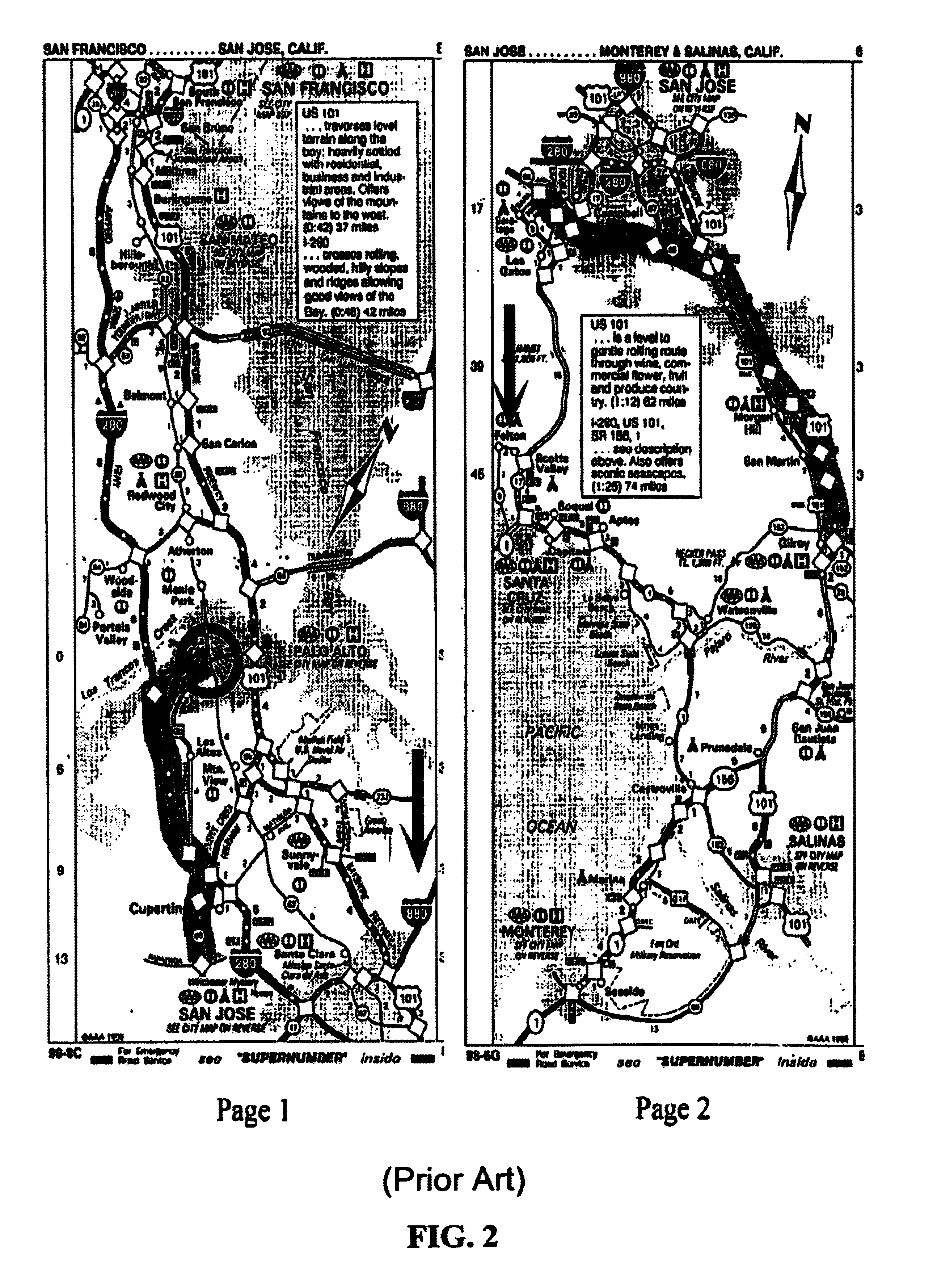 System and method for abstracting and visualizing a rout map