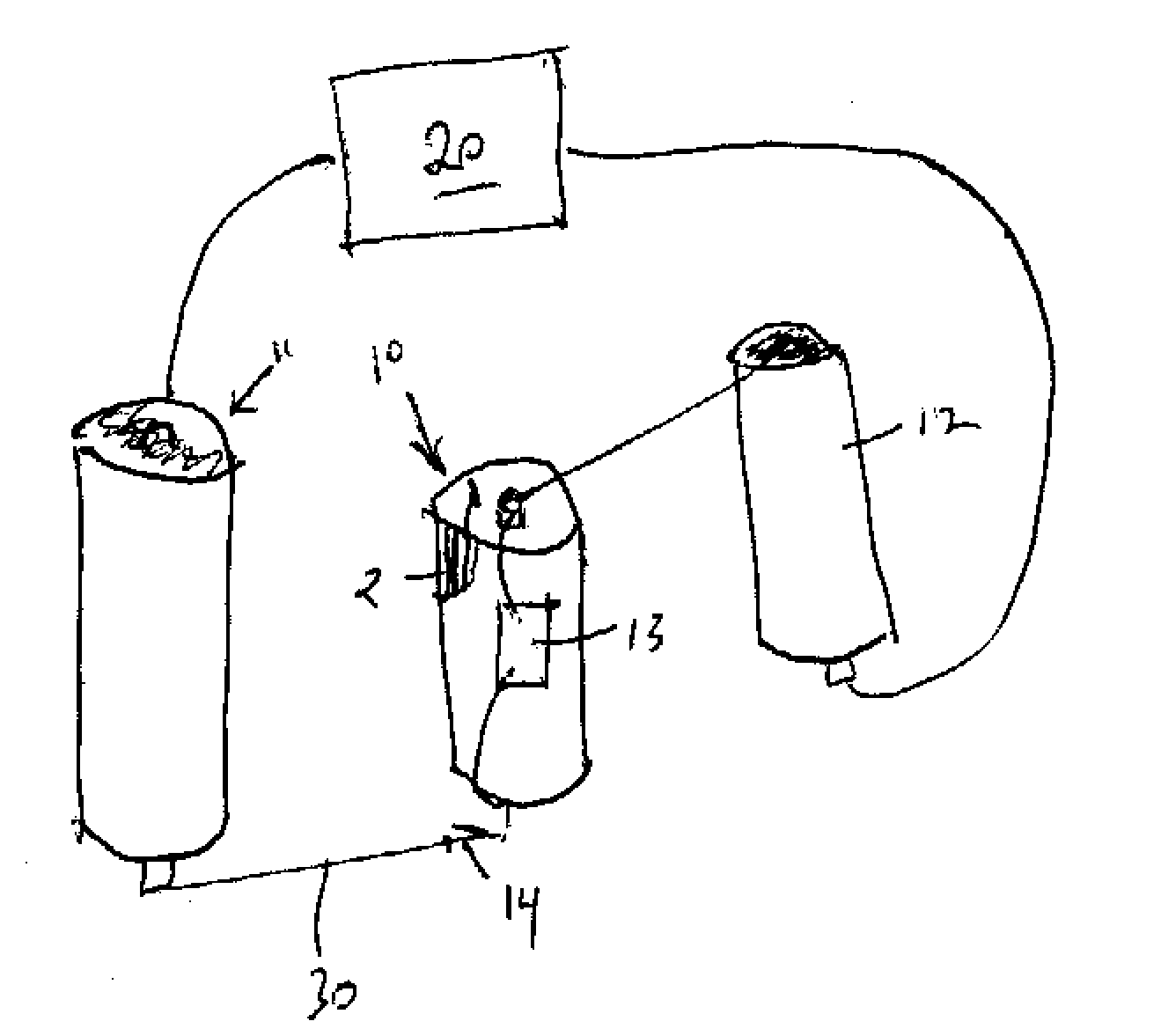 Primary high energy density balanced cell with safety circuit