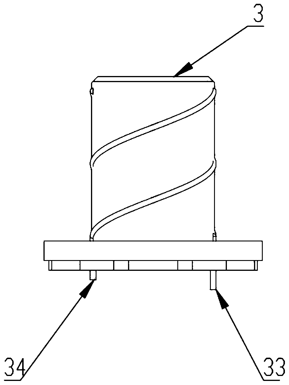 Miniaturized high-overload-resistant circularly polarized omnidirectional antenna