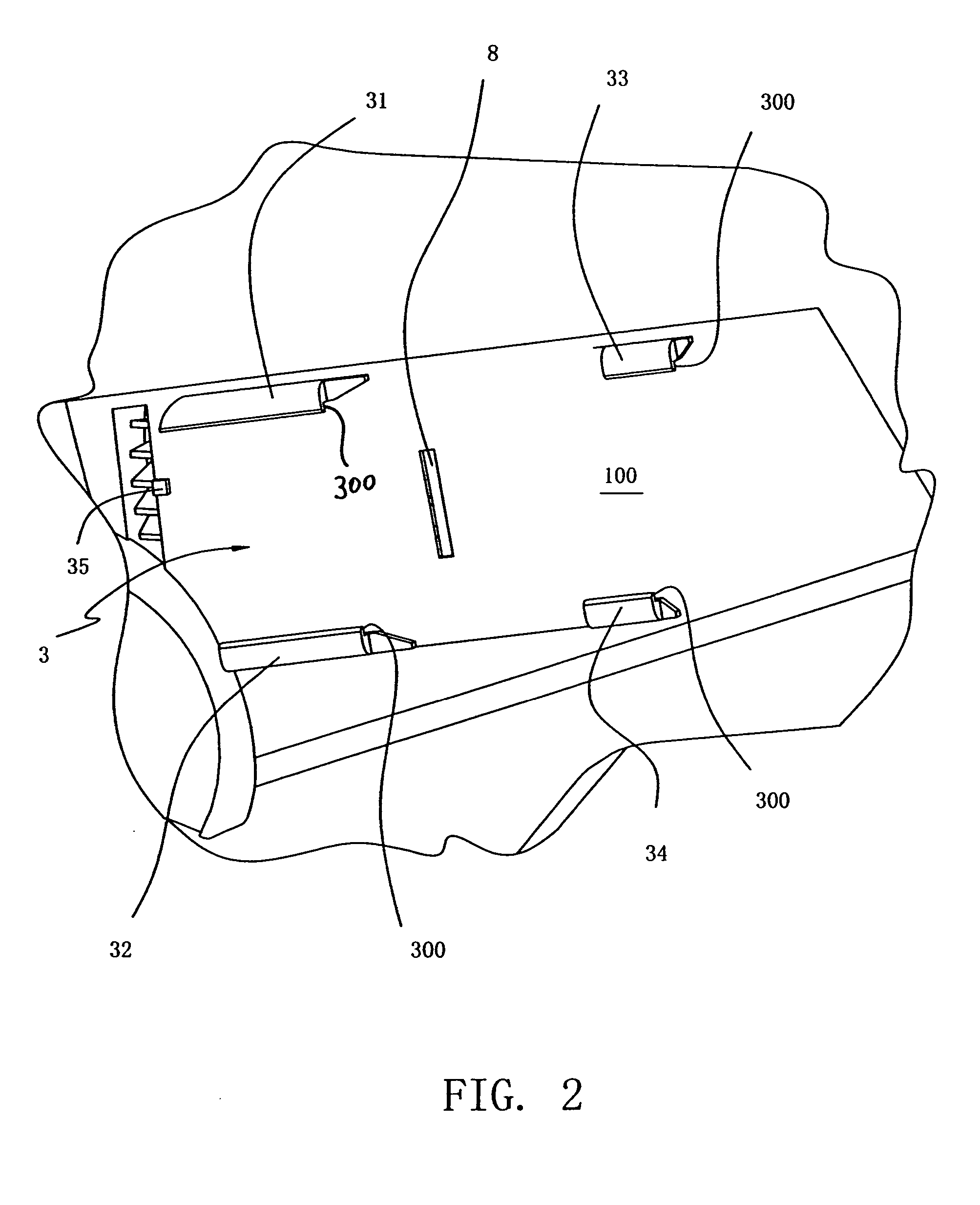 Power tool with a tool storage