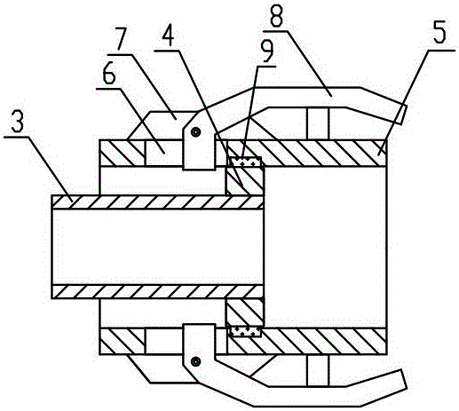 Oil filter pipe connector of transformer