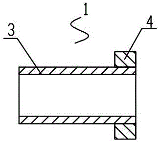 Oil filter pipe connector of transformer