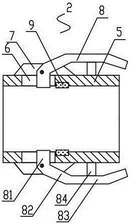 Oil filter pipe connector of transformer