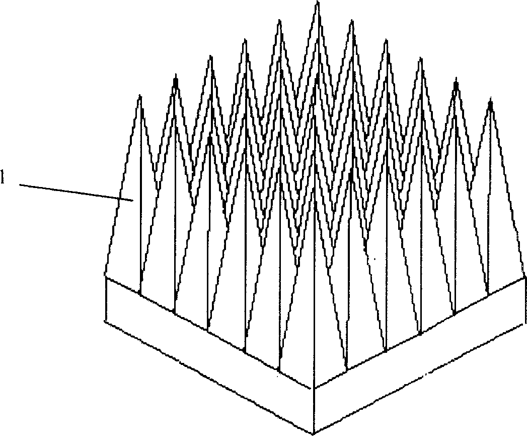 Flame resisting wave-absorbing material and method for making same