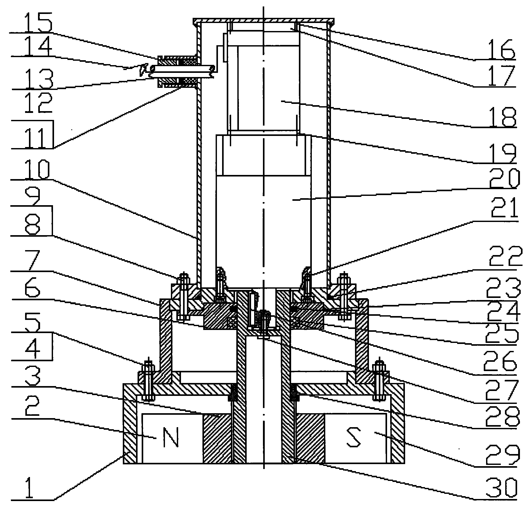 Amphibious bionic variable magnetism sucker