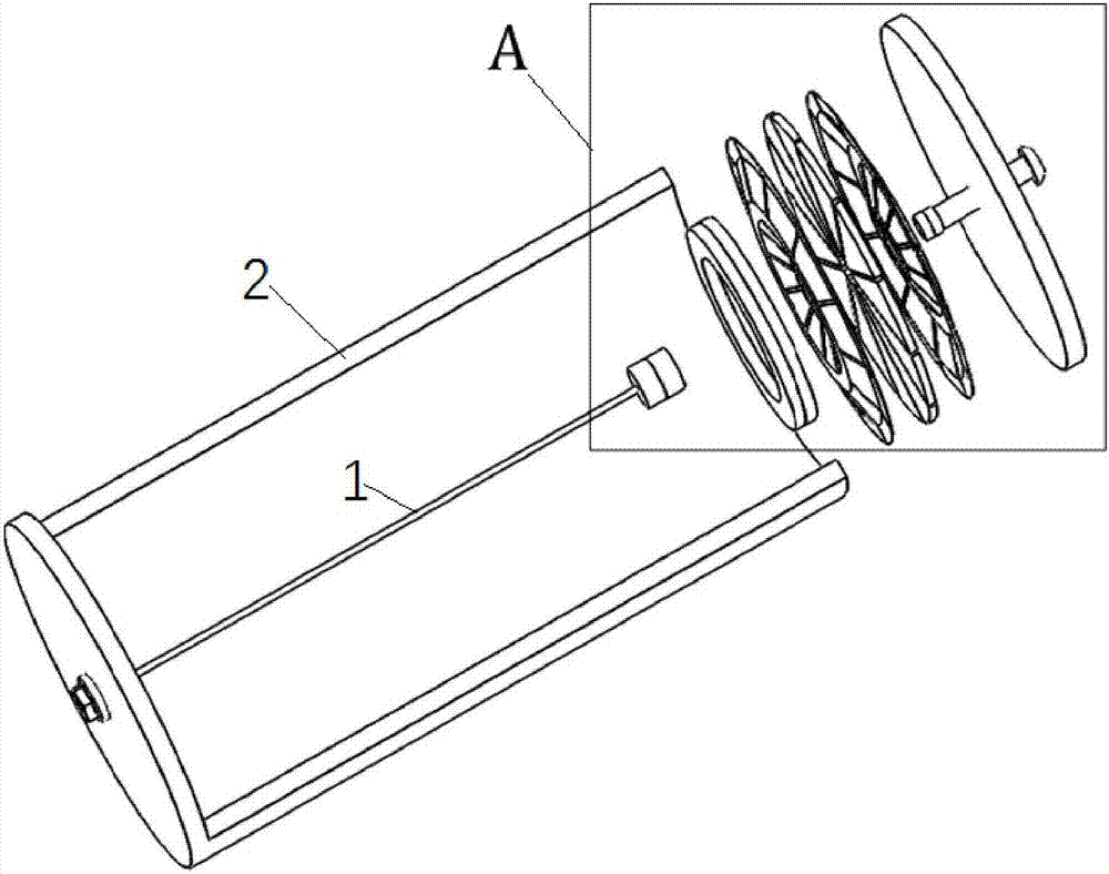 Multi-direction magnetic pull type bistable vibration energy catcher