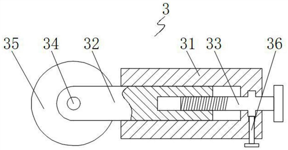 Shearing knife structure for tire