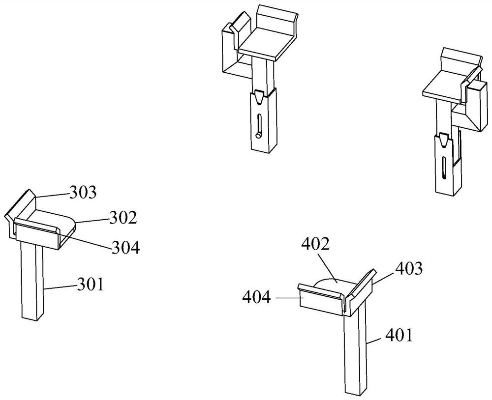 Automobile sub-frame material rack