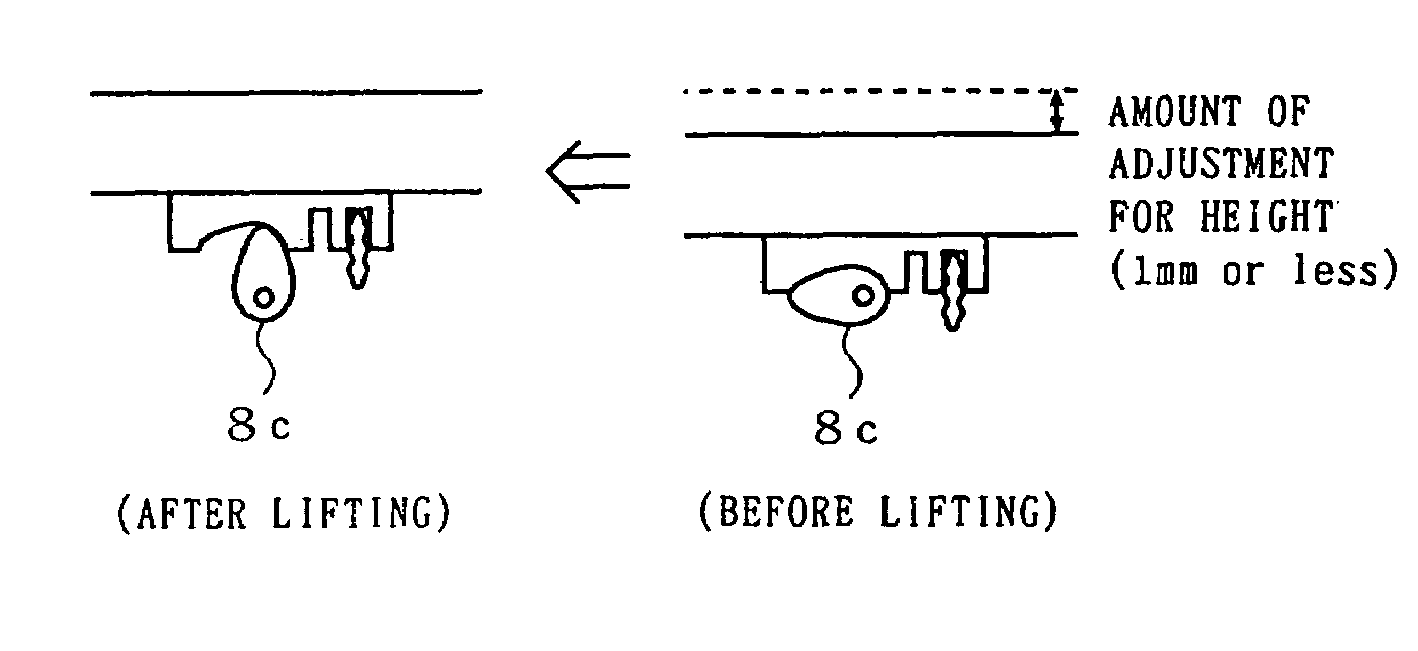 Image reading apparatus having adjustable contact sensor distance