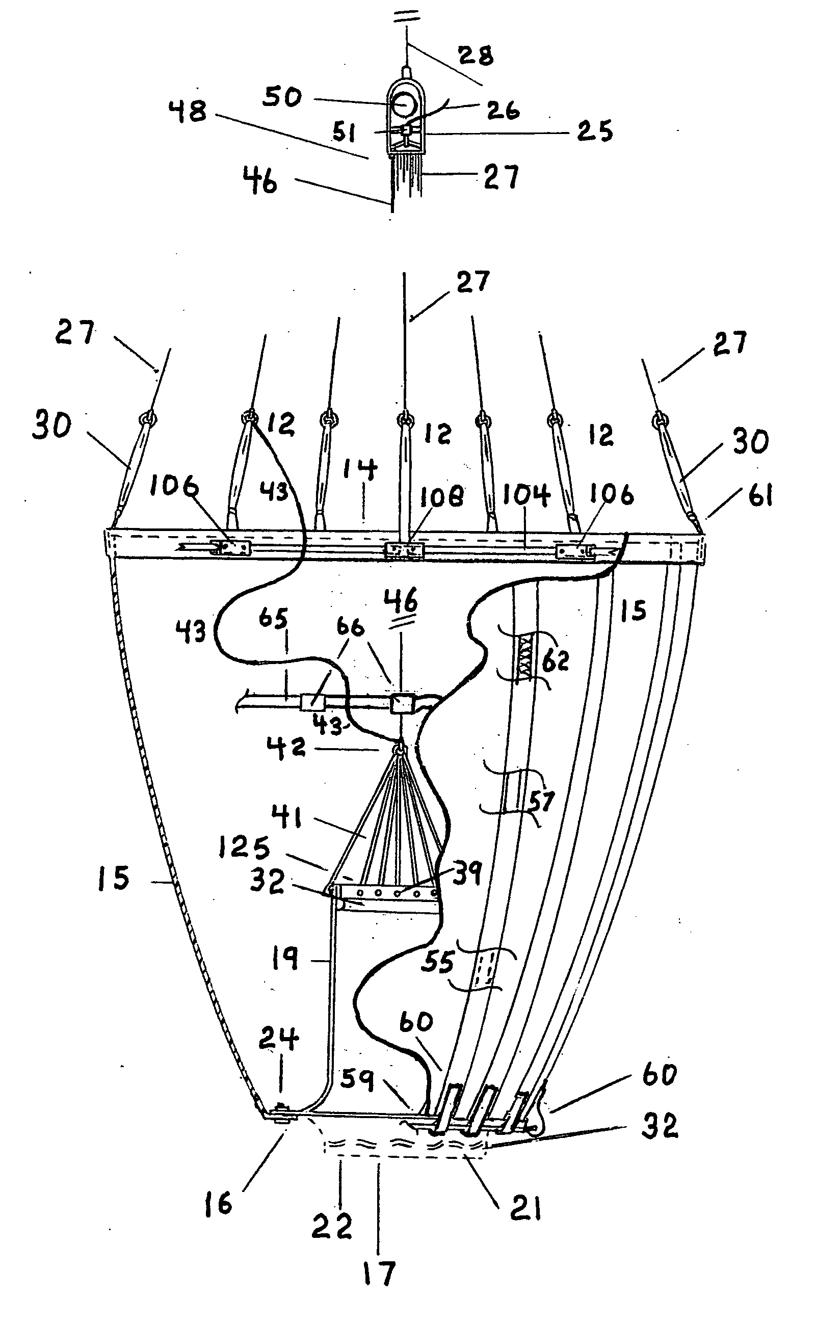 Helicopter water bucket improvements