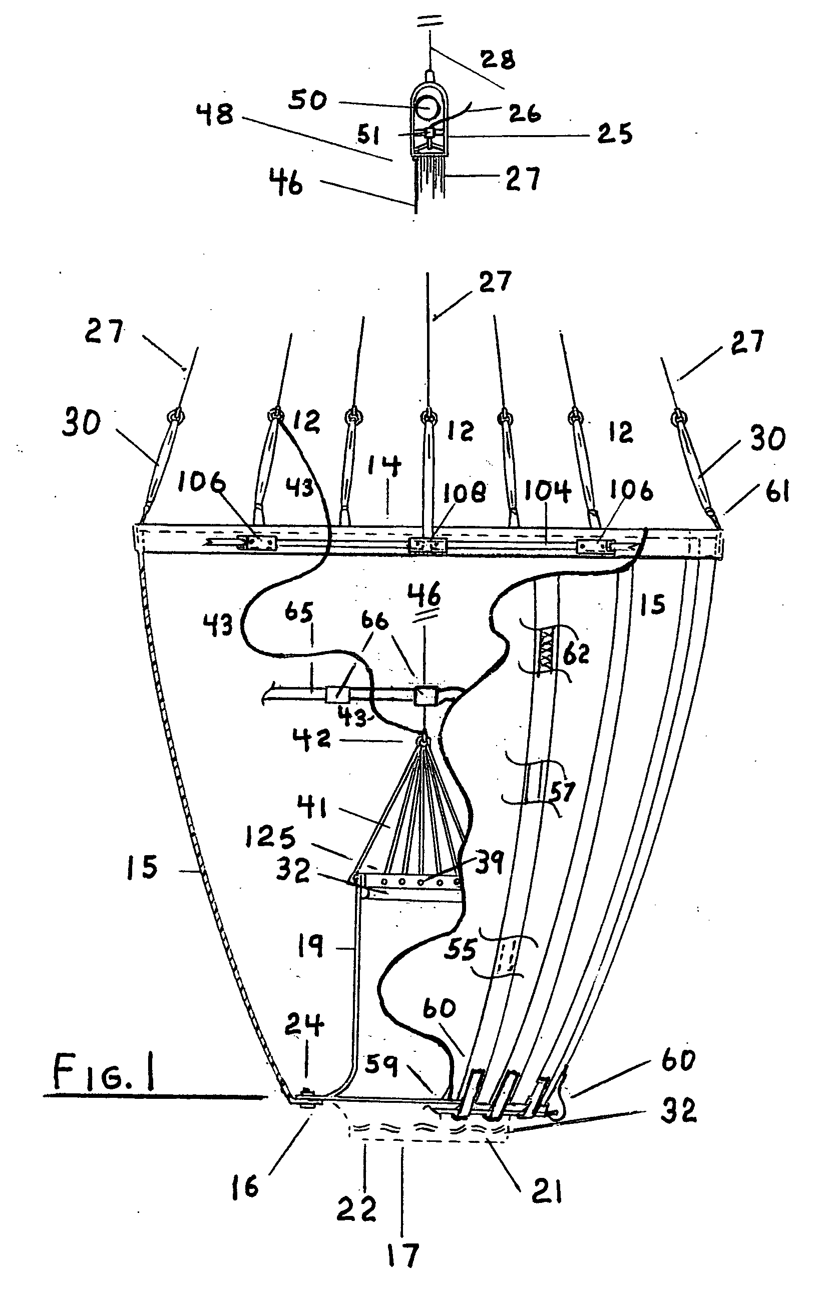 Helicopter water bucket improvements