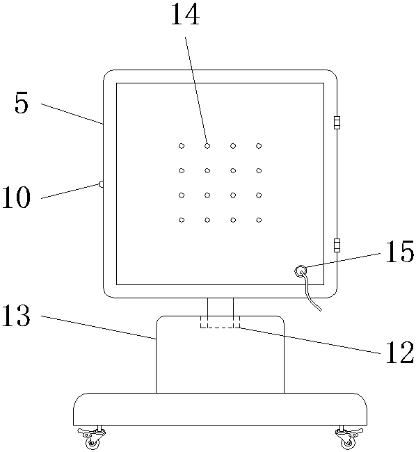 Anti-shock fixing device and anti-shock fixing method for touch screens