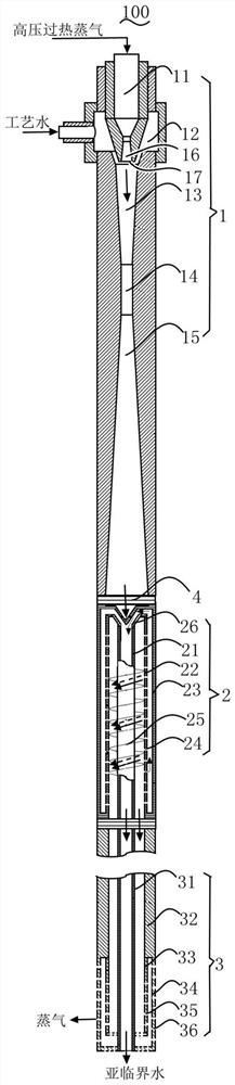 Subcritical water preparation process and generation device thereof