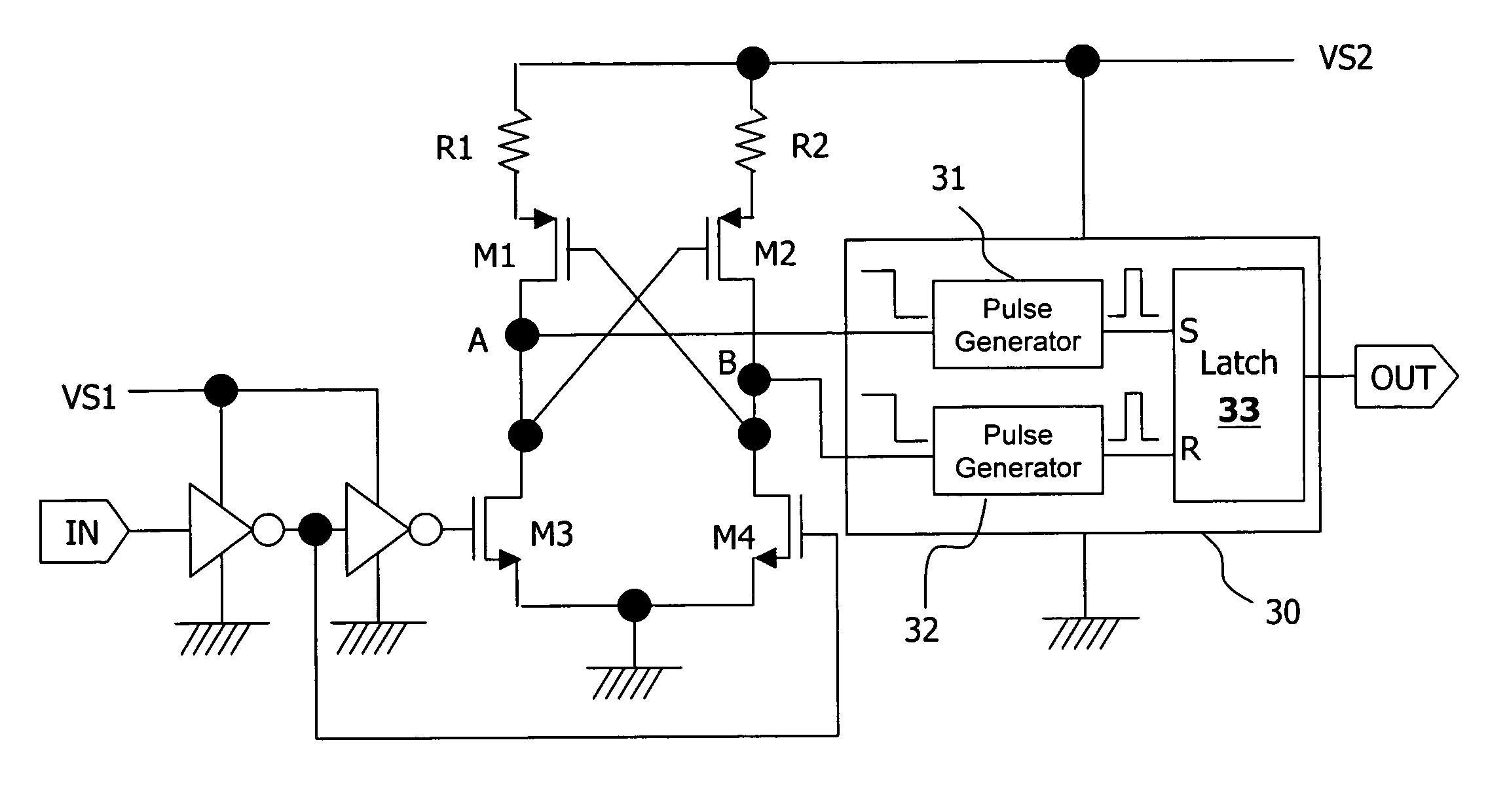 Level shift circuit and method for the same