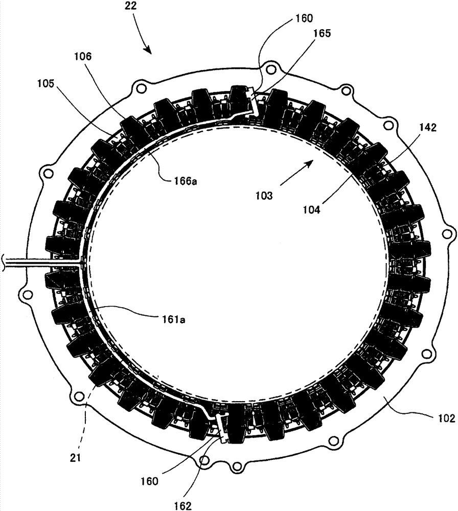 Electric motor and vehicle drive device using the same