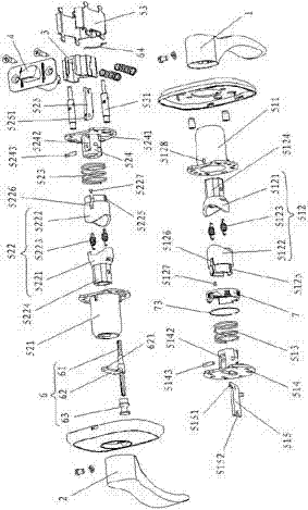 Handle lock capable of being opened by push-pull button