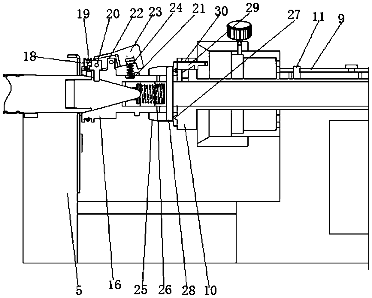 Cannonball disintegration line and disintegration method thereof