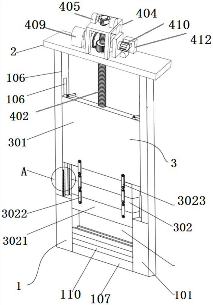 Water conservancy and hydropower gate lifting device