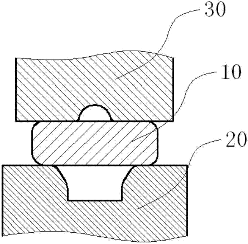 Stepped forging forming method for super-huge type titanium alloy propeller hub forged piece