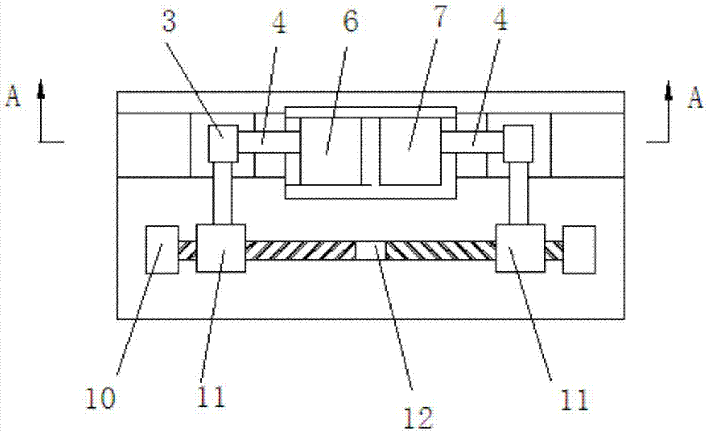 Steel pipe clamping mechanism