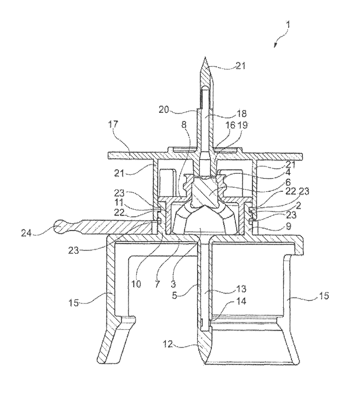 Fluid valve and fluid connection system