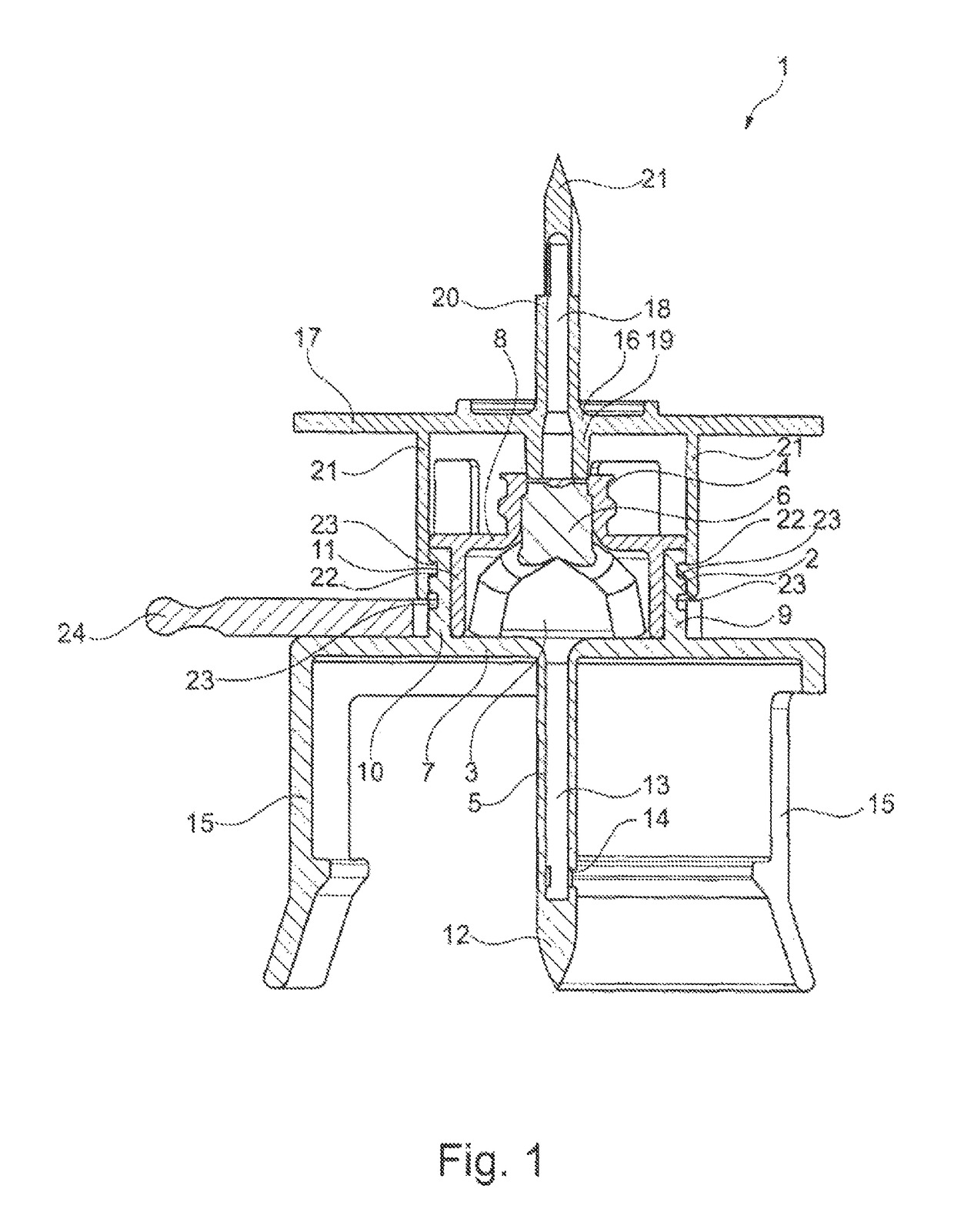 Fluid valve and fluid connection system