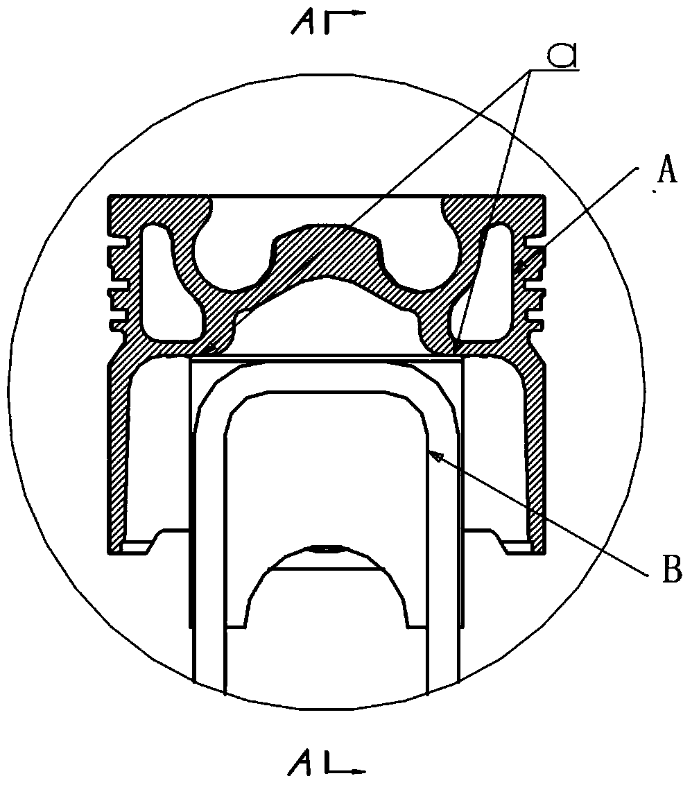 Rotary hanging tool suitable for piston phosphorization