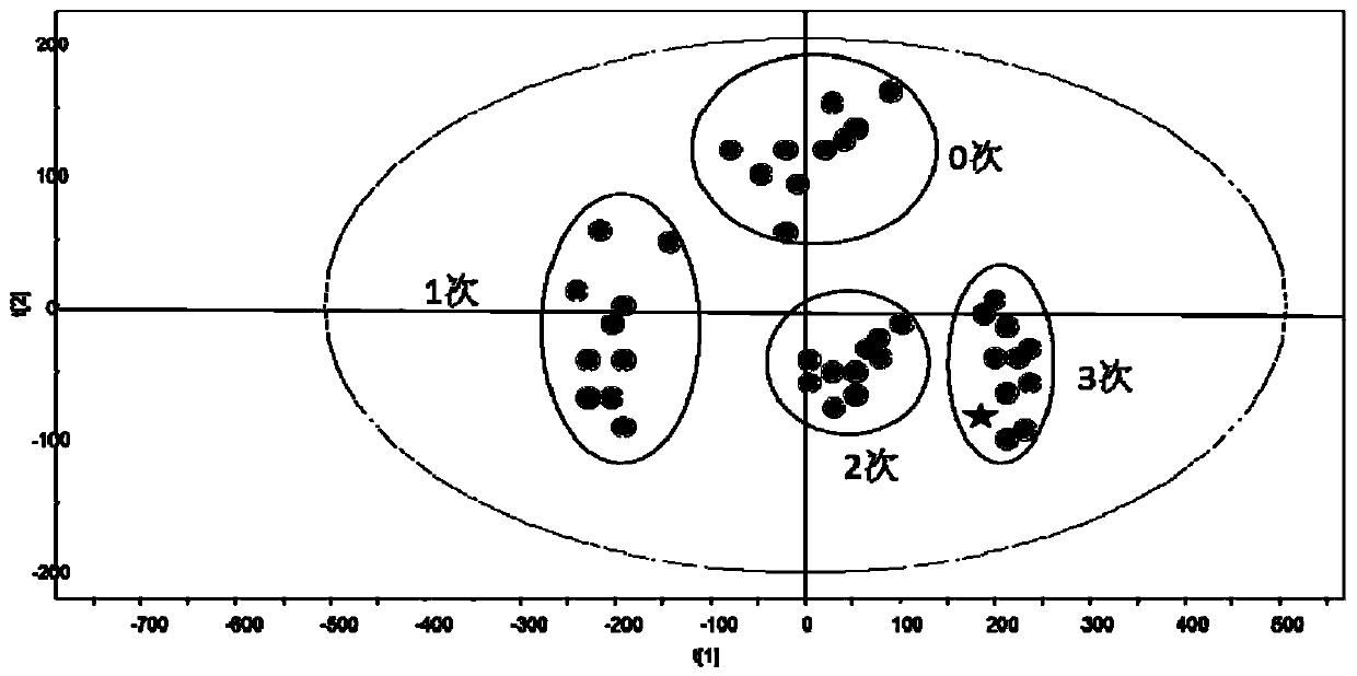 Method for rapidly identifying repeated freeze-thaw meats