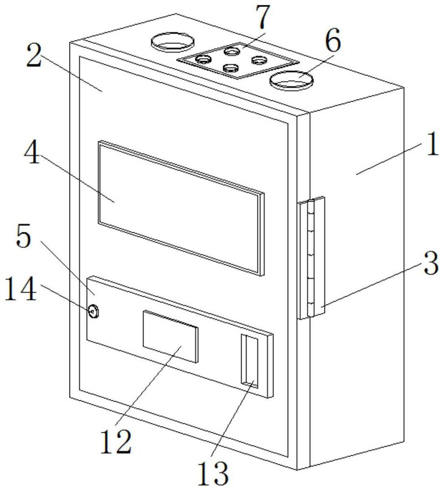 Fire-fighting smoke exhaust fan control equipment with fire-fighting linkage function