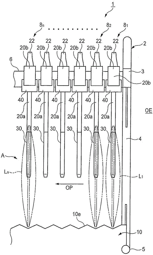 Bracket for holding lens and lens manufacturing method