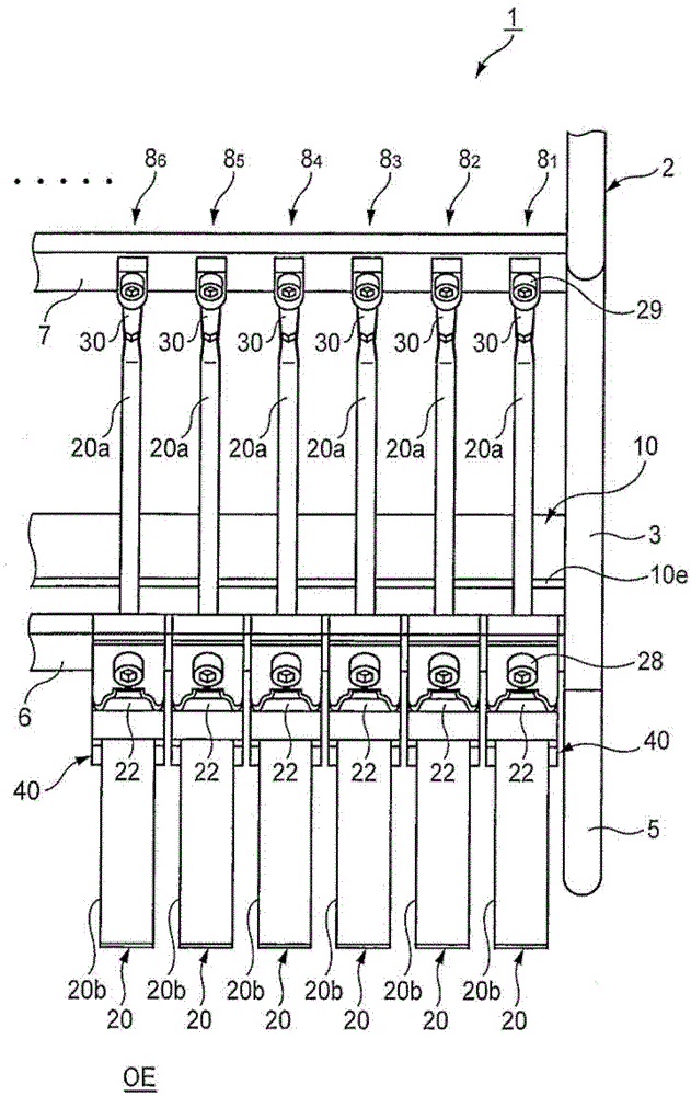 Bracket for holding lens and lens manufacturing method