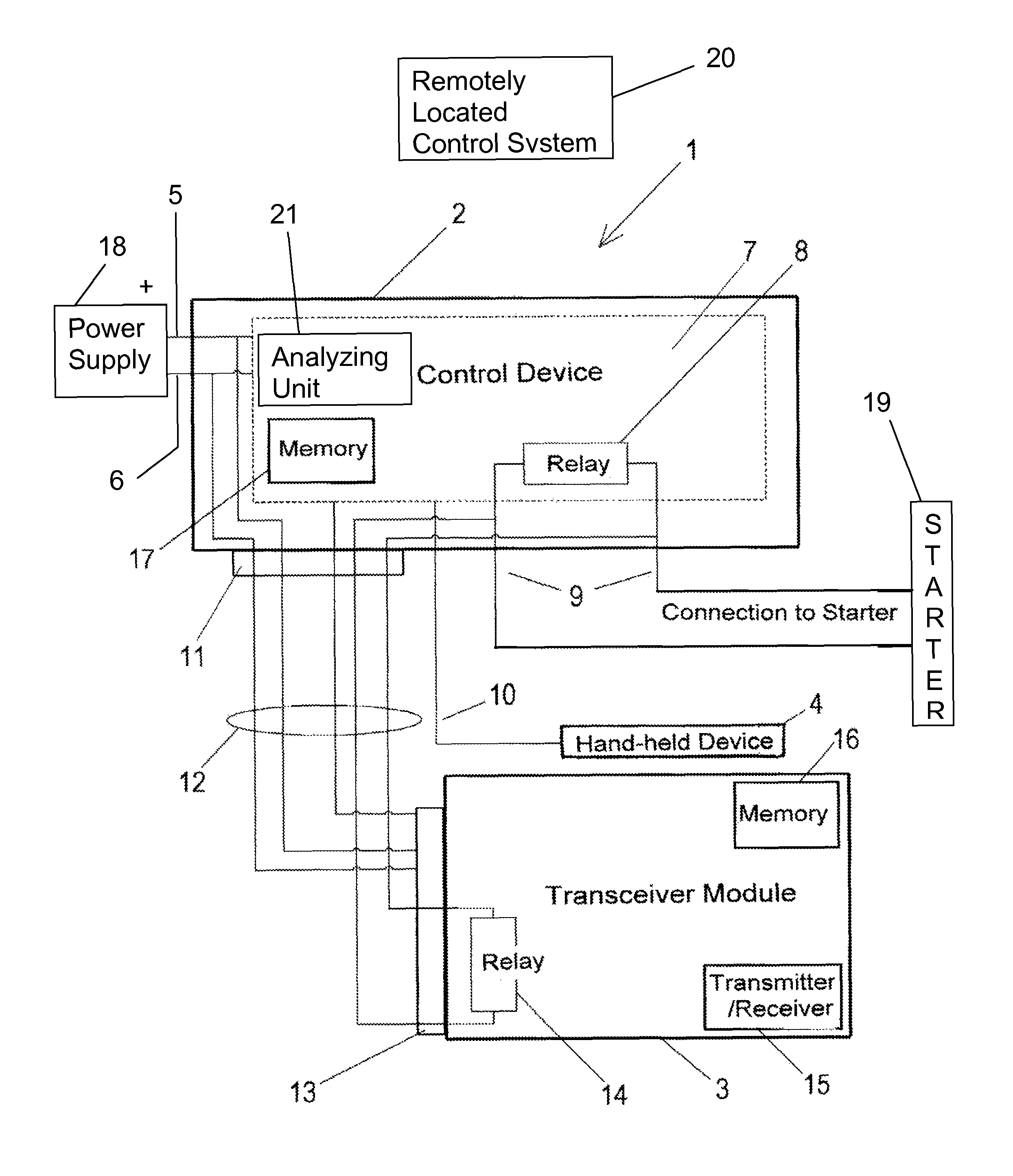 Alcohol interlock system with wireless data transmission and safety function